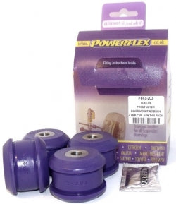 POWERFLEX PFF3-203 x4 Front Upper Arm Inner Mounts AUDI A4 2WD(95-) A4/S4 Quattro(95-01)/VW Passat(96-05) Photo-0
