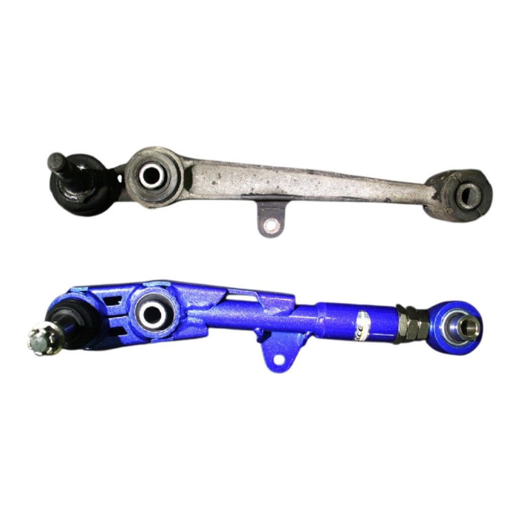 HARDRACE 7642 Adjustable Rear Lower Control Arm Kit with Spherical Bearings (2Pc) for TOYOTA Supra (A80) Photo-1