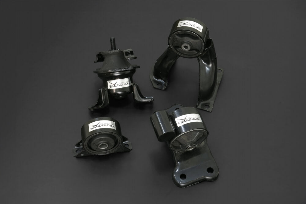 HARDRACE Q1308 Engine mount set - 4PCS/SET for MITSUBISHI LANCER '01-07 MT 2.0DOHC/2.4 Photo-0