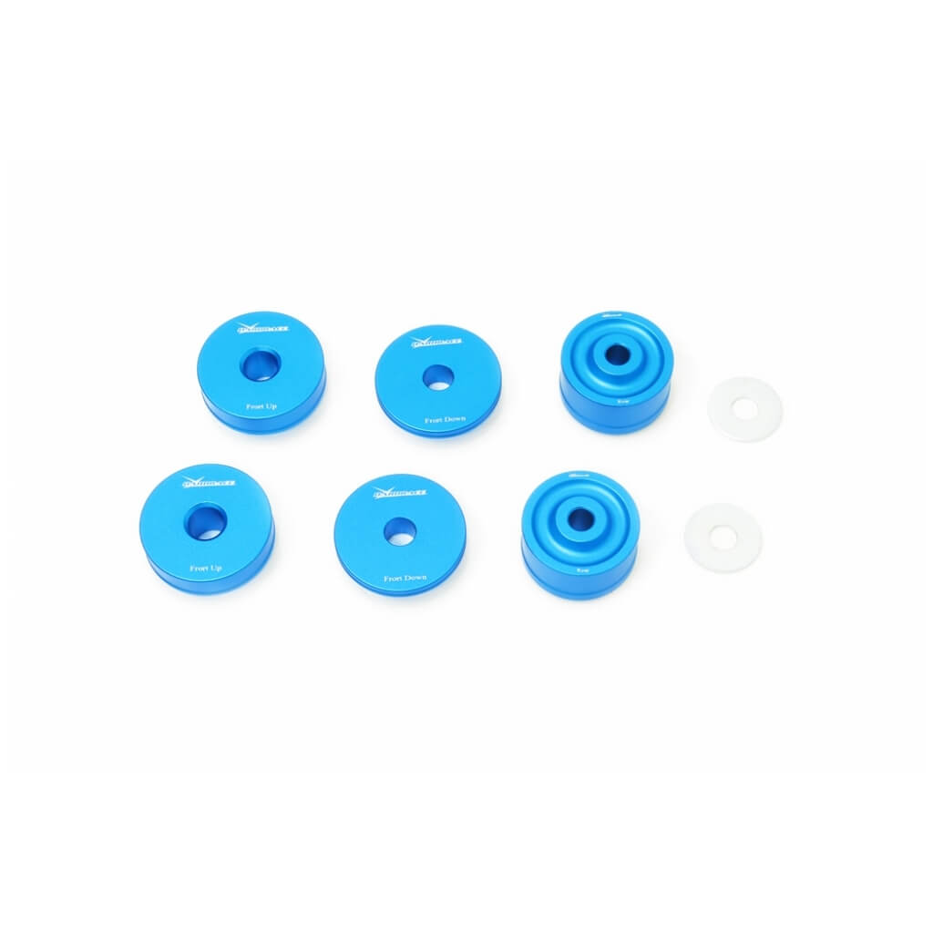 HARDRACE Q1486 Rear Diff. Bushing Kit, 8pcs for MITSUBISHI Lancer Evo 4-9 (CN9A / CP9A / CT9A) Photo-0