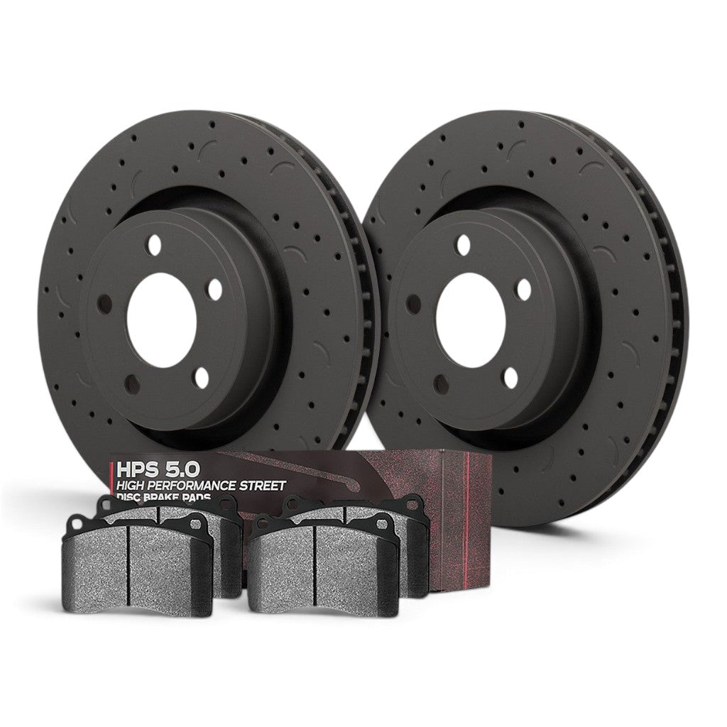 HAWK HKC5312.361B Brake Kit (Rotor Talon C-Drilled/HPS 5.0 Brake Pad) Photo-0
