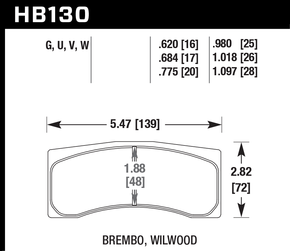 HAWK HB130D.775 Brake Pads ER-1 Endurance Racing Photo-1