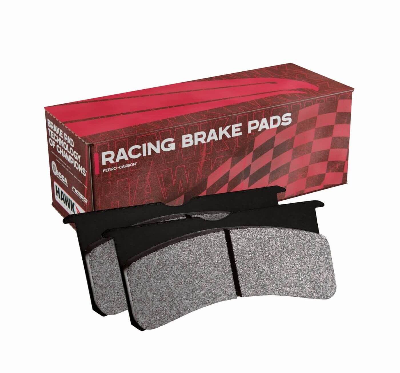HAWK HB275D.620 Front Brake Pads ER-1 Endurance Racing for HONDA Civic 1996-2011/ HONDA Accord EX 2.2L 2003-2017 Photo-0