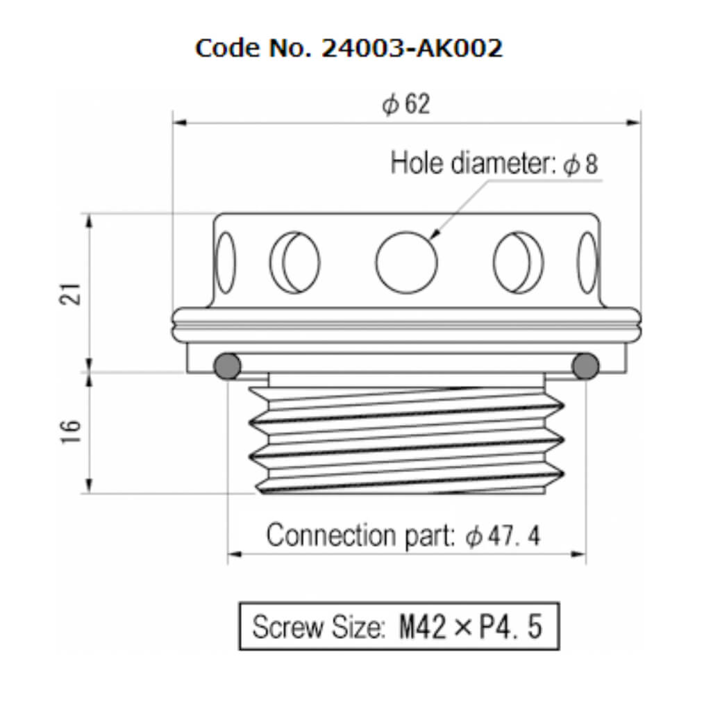 HKS 24003-AK002 Billet Oil Filler Cap for SUBARU Impreza WRX STI / SUBARU BRZ / TOYOTA GT86 Photo-1