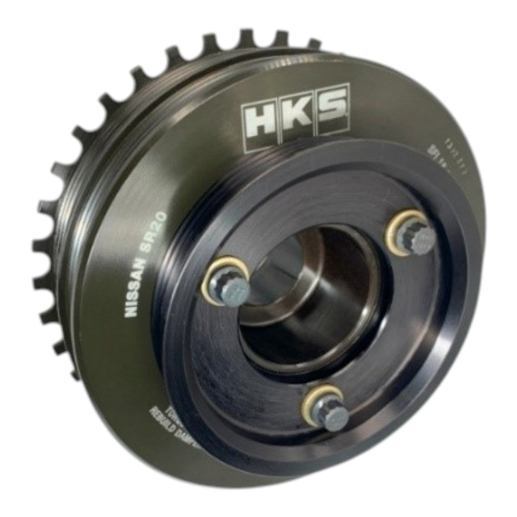 HKS 24998-AN005 Crank Damper Pulley SR20 (RWD) for NISSAN 180SX RPS13 (SR20DET Engine) / Silvia S13 / S14 / S15 (SR20DET Engine) Photo-0
