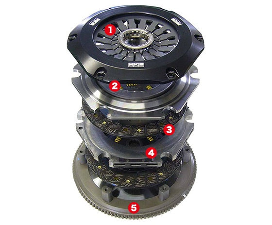 HKS 26999-AT011 Clutch Cover LA CLUTCH TWIN PLATE for TOYOTA Supra (A80) 1993-2002 Photo-2