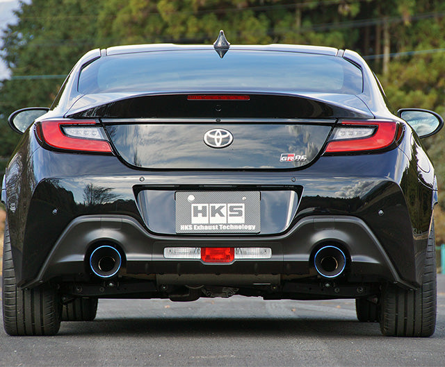 HKS 32018-AF018 Muffler LEGAMAX PREMIUM for TOYOTA GR86, SUBARU BRZ Photo-1