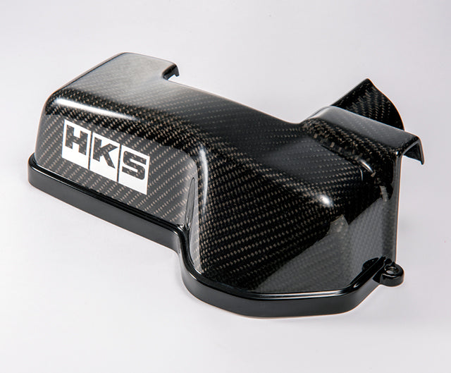 HKS 45999-AK028 Carbon Timing Belt Cover for TOYOTA Supra (2JZ-GTE) Photo-0