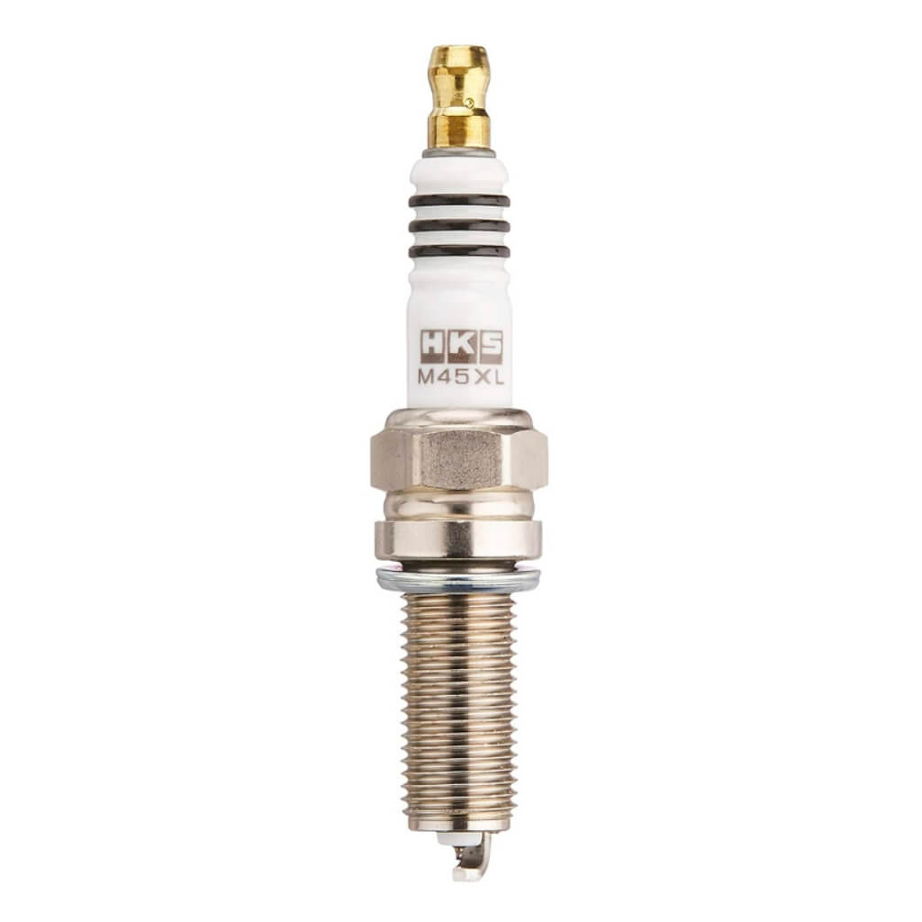 HKS 50003-M45XL Spark Plug Super Fire Racing NGK 9 for MITSUBISHI 4B11T / MERCEDES-BENZ 5.5L / KIA Stinger 2.0 Photo-0