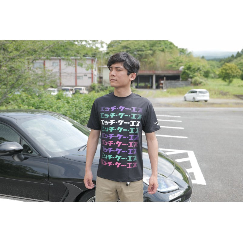 HKS 51007-AK657 T-Shirt KATAKANA Black, Size 3XL Photo-2