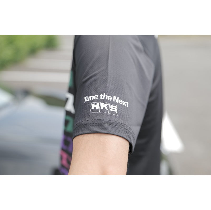 HKS 51007-AK656 T-Shirt KATAKANA Black, Size XXL Photo-4