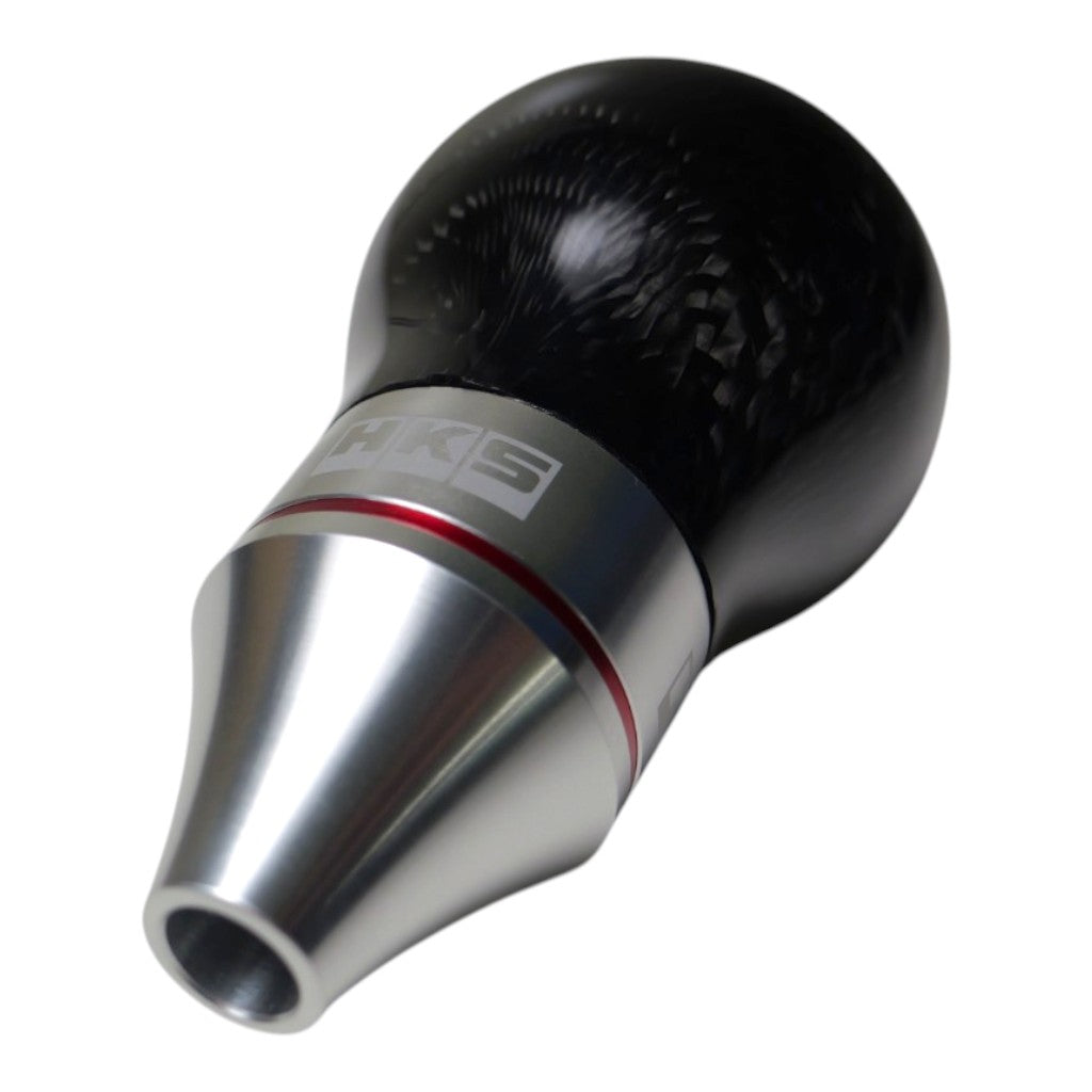 HKS 51999-AT007 Gear Knob (Carbon / d-47 mm / M8-P1.25) for TOYOTA Hiace AT (H200) / Alphard AT (H30) Photo-1