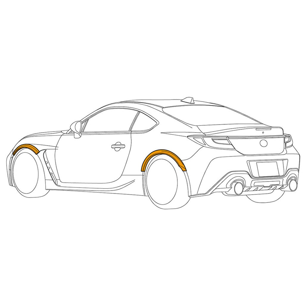 HKS 53004-AT042 Fender Molding for SUBARU BRZ (ZD8) / TOYOTA GR86 (ZN8) Photo-2