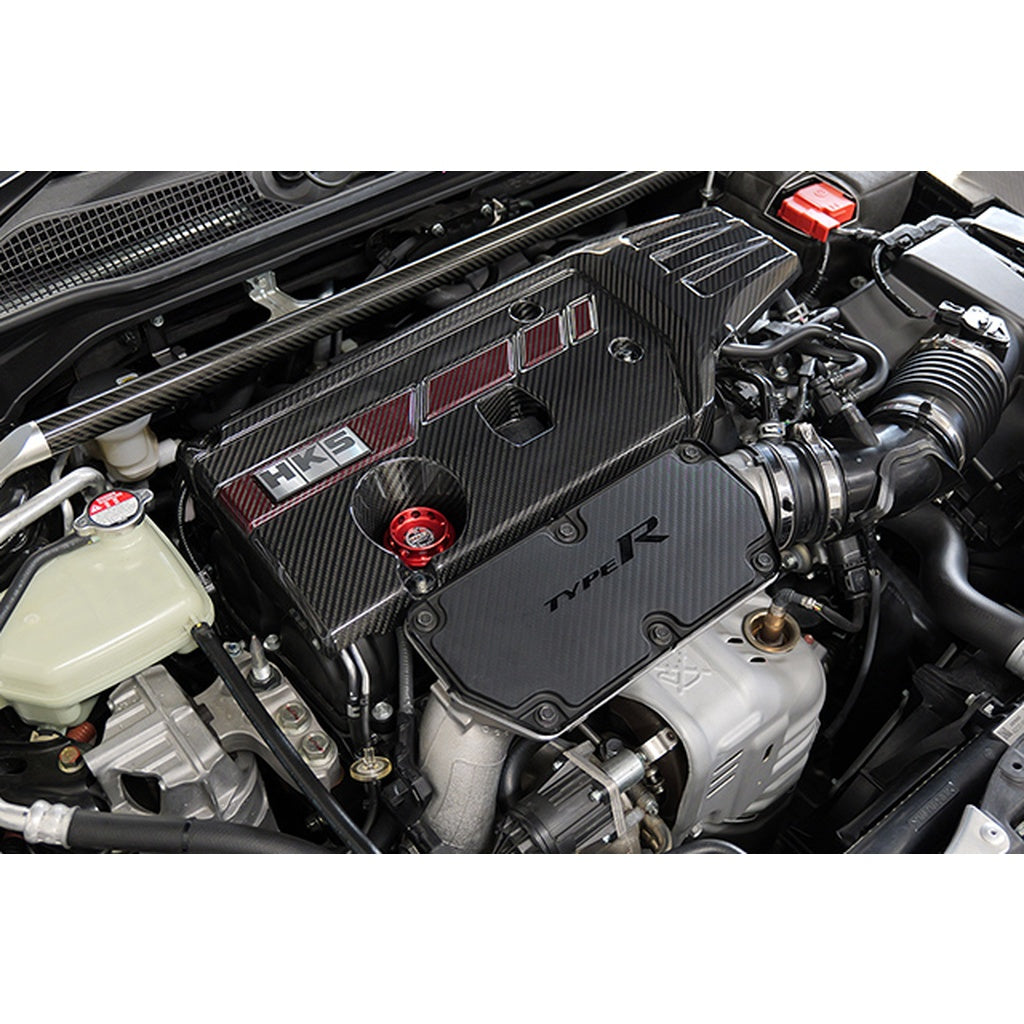 HKS 70026-AH013 Engine Cover (Carbon) for HONDA Civic Type-R (FL5 / FK8) Photo-0