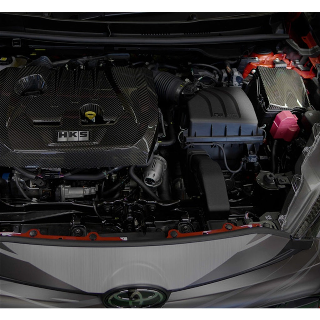 HKS 70026-AT007 Fuse Box Cover (Carbon) for TOYOTA GR Yaris (XP210) 2020- Photo-1