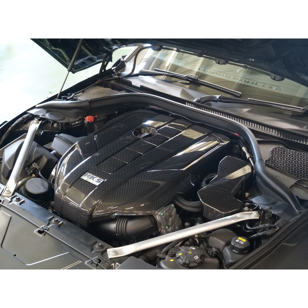 HKS 70026-AT016 Engine Cover (Carbon) for TOYOTA GR Supra (B58B30B Engine) Photo-2