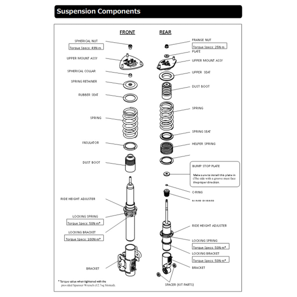 HKS 80300-AF010CP Coilover Kit HIPERMAX S for SUBARU WRX S4 (VBH) 2021- Photo-2