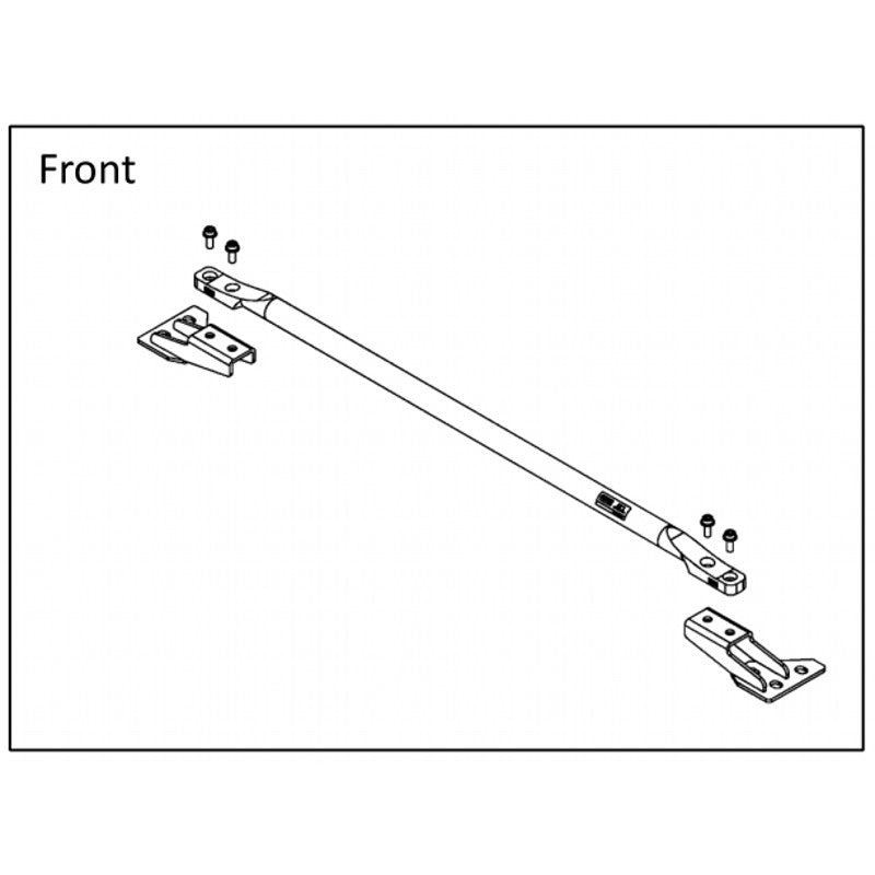 HKS 83001-AN001 Strut Brace Carbon (front and rear) for NISSAN Z (RZ34) 2022+ Photo-2