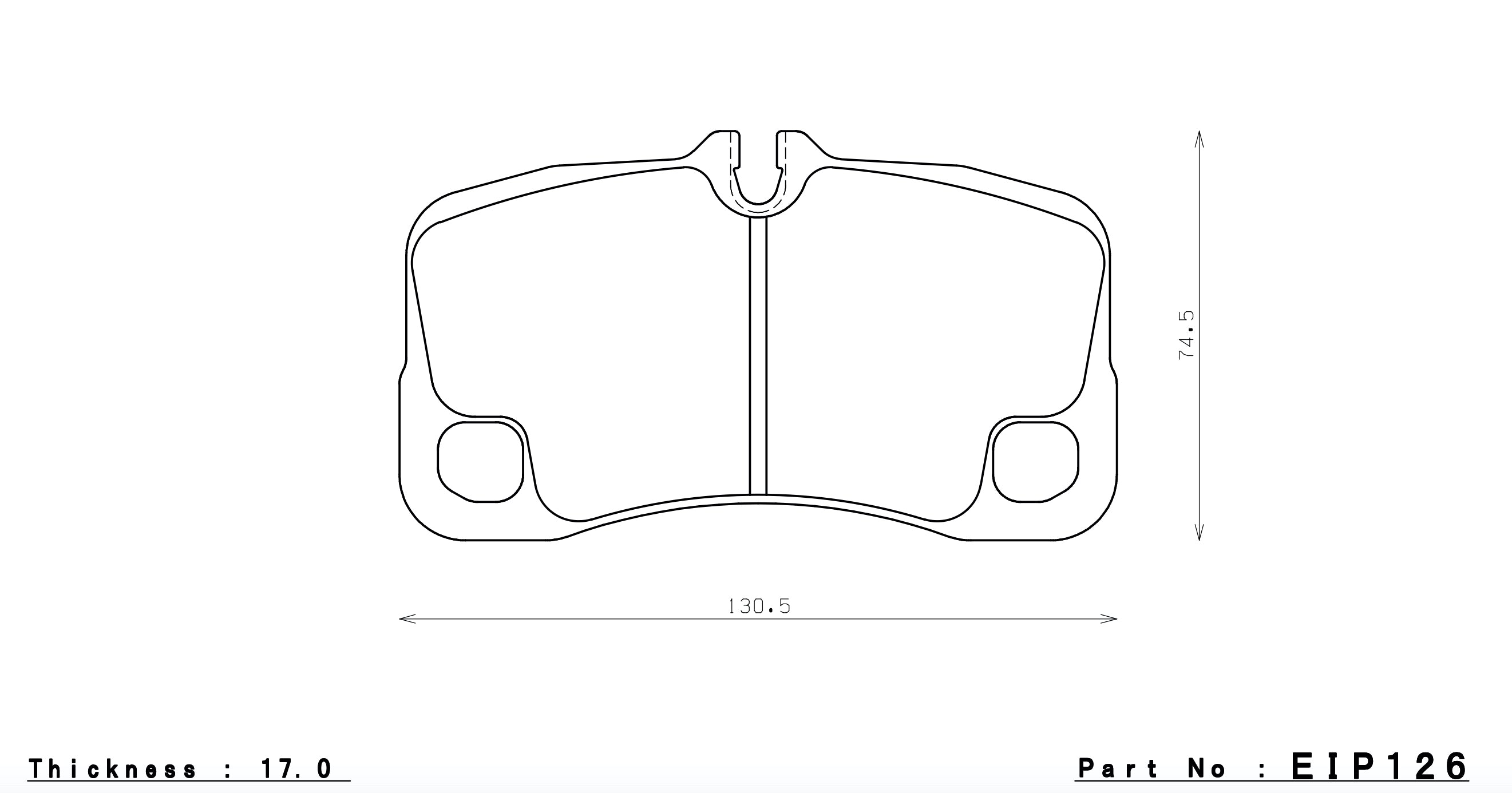 ENDLESS HP285MX72 (18.5mm) Rear brake pads PORSCHE 997 GT2/GT3/Turbo Photo-0