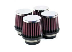 K&N RC-2324 UNIVERSAL Clamp-On Air Filter 1-13/16"FLG,3"B,2"T,3"H (4 PER BOX) Photo-0