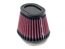 K&N RU-3780 UNIVERSAL Clamp-On Air Filter 2-7/16"FLG, 4-1/2" X 3-3/4"B, 3-1/2" X 2-1/2"T,3-1/2"H, OVAL Photo-0
