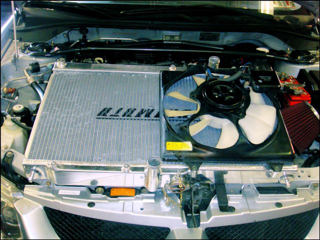 MISHIMOTO MMRAD-EVO-01 Alumimium radiator for MITSUBISHI EVO 7/8/9 Photo-1