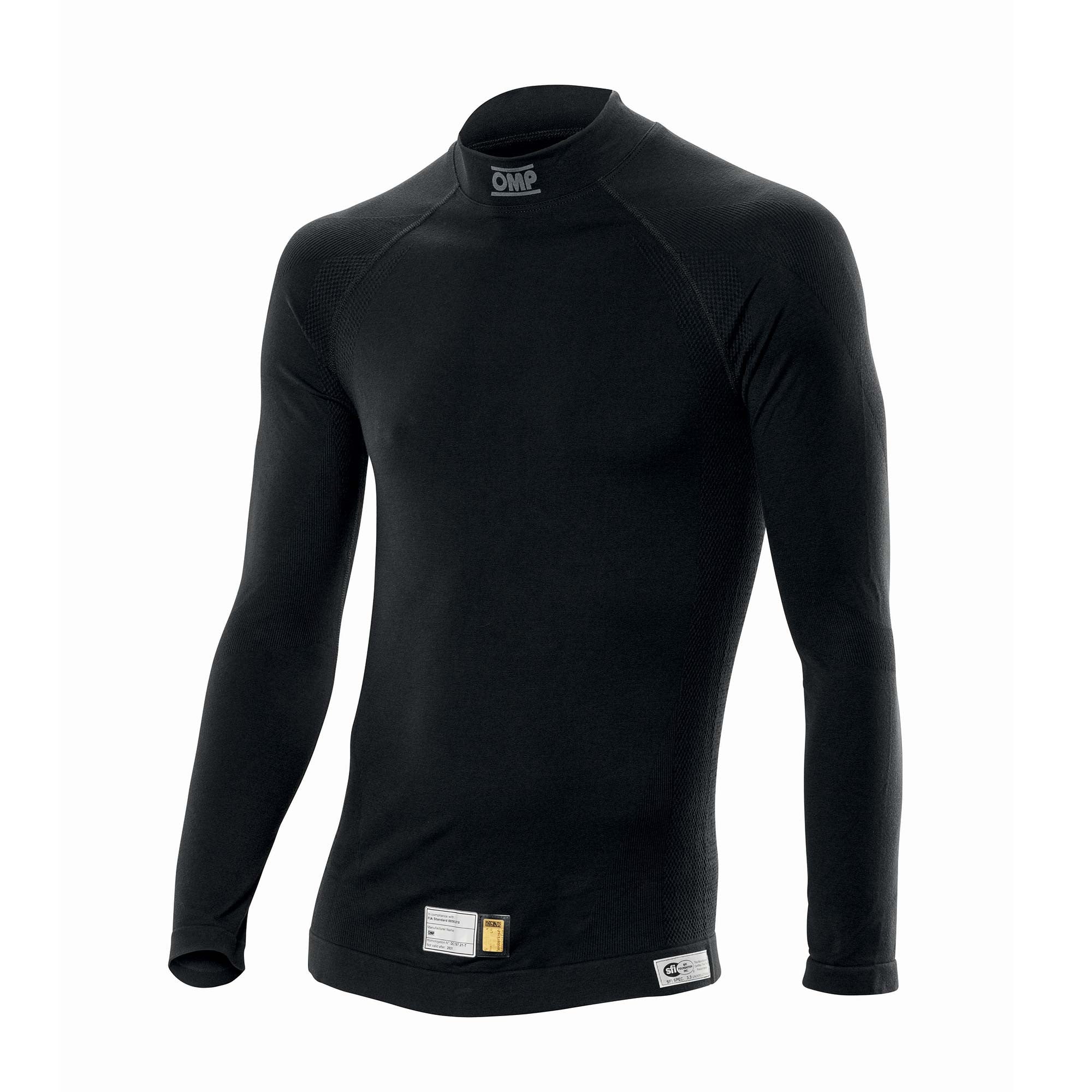 OMP IE0-0792-A01-071-XXXL ONE EVO Top underwear, FIA 8856-2018, black, size XXXL Photo-0