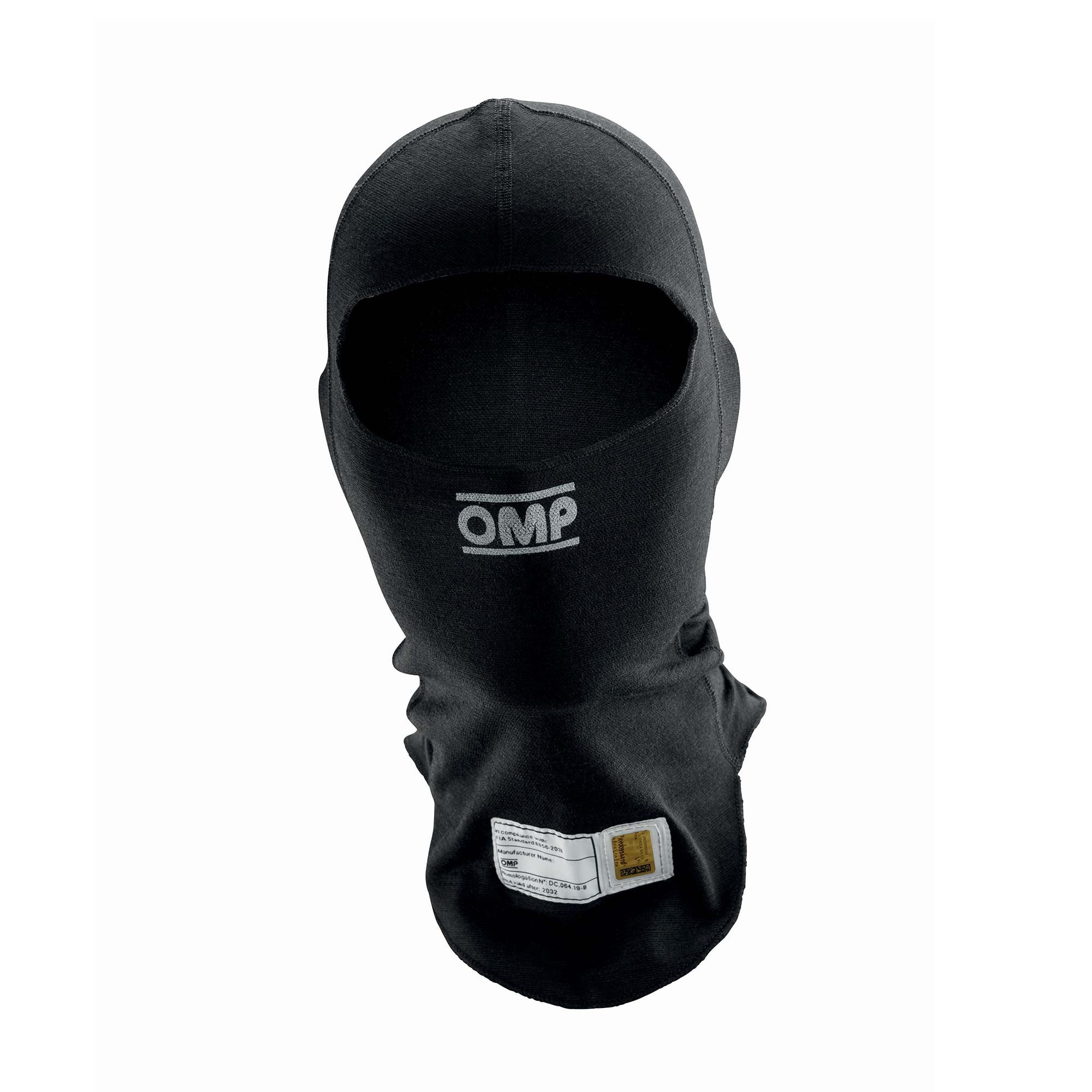 OMP IE0-0794-A01-071-M TECNICA EVO Balaclava, FIA 8856-2018, black, size M Photo-0