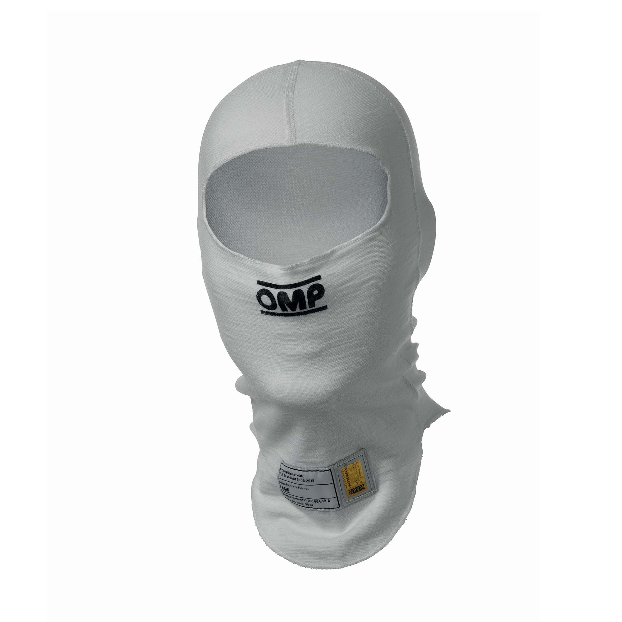 OMP IE0-0794-A01-020-M TECNICA EVO Balaclava, FIA 8856-2018, white, size M Photo-0
