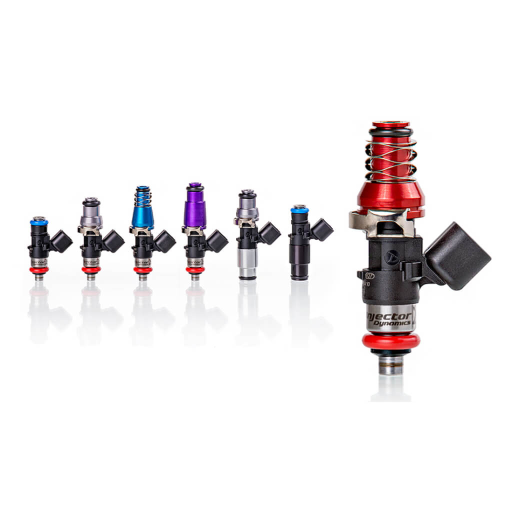 INJECTOR DYNAMICS 1300.48.14.R35.6 Injectors Set ID1300x 14mm Grey for NISSAN GT-R (R35) Photo-0