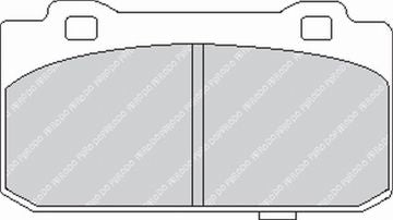 FERODO FCP441R Front Brake Pads DS3000 for ALFA ROMEO Arna 1983-1987 Photo-0