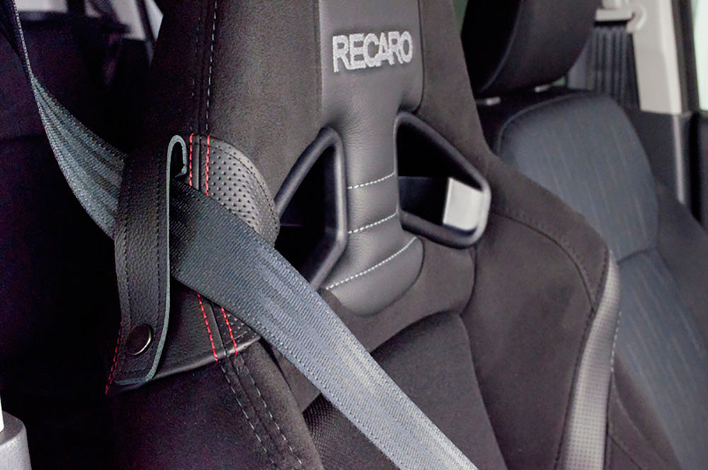 RECARO 7304510.1.59.ET Cover Beltguide, Backside, Black Lh MOQ 10 Photo-0