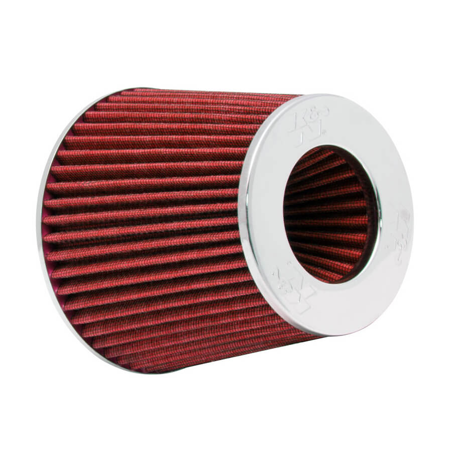 K&N RG-1001RD Clamp-On Air Filter 6" OD B X 5"H Universal Photo-0