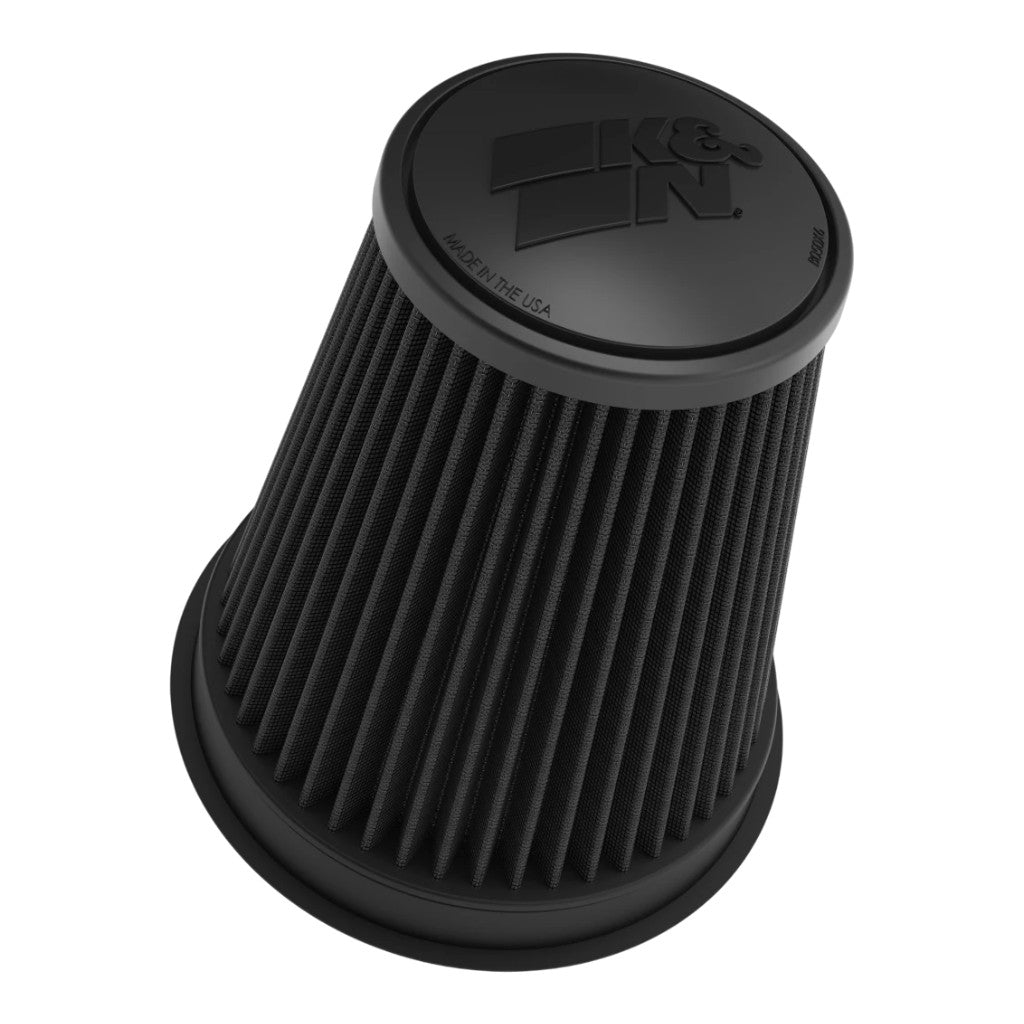 K&N RU-3150HBK Universal Clamp-On Air Filter 5 Inches Flg, 8.5x5x9.5 Photo-0