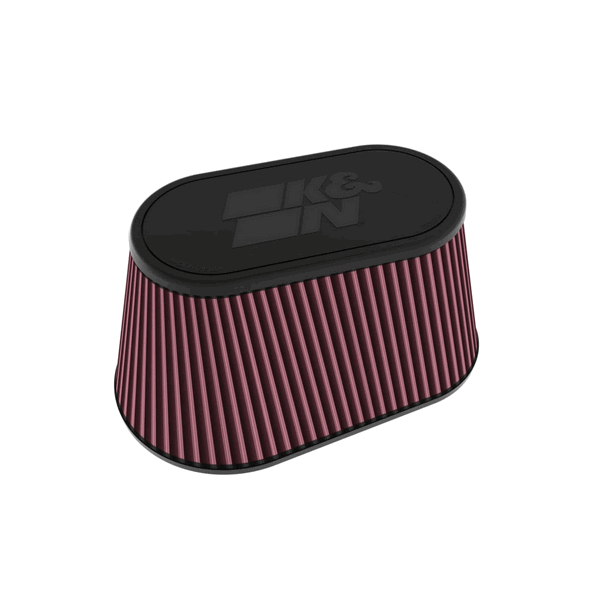 K&N RU-5297 Universal clamp-on air filter 4-1/2"FLG, 11-1/2"X 7"B, 9" X 4-1/2"T, 6"H Photo-0