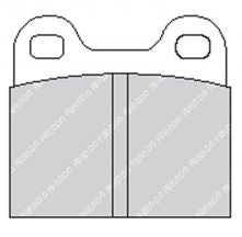 FERODO FCP3R Rear Brake Pads DS3000 for PORSCHE 904 2.0 Carrera GTS Photo-0