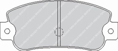 FERODO FCP360H Rear Brake Pads DS2500 for LANCIA Delta Photo-0