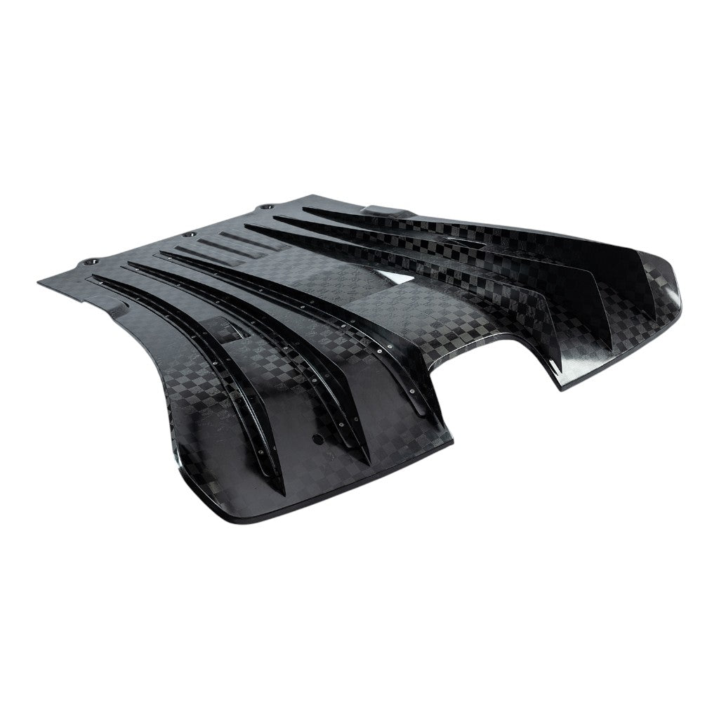KLINE INNOVATION KL-AER-POR-992GT3-CFRD Carbon Fiber Rear Diffuser (Stainless Steel) for PORSCHE 911 GT3 (992) Photo-0