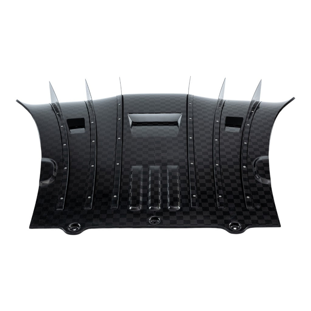 KLINE INNOVATION KL-AER-POR-992GT3-CFRD Carbon Fiber Rear Diffuser (Stainless Steel) for PORSCHE 911 GT3 (992) Photo-2