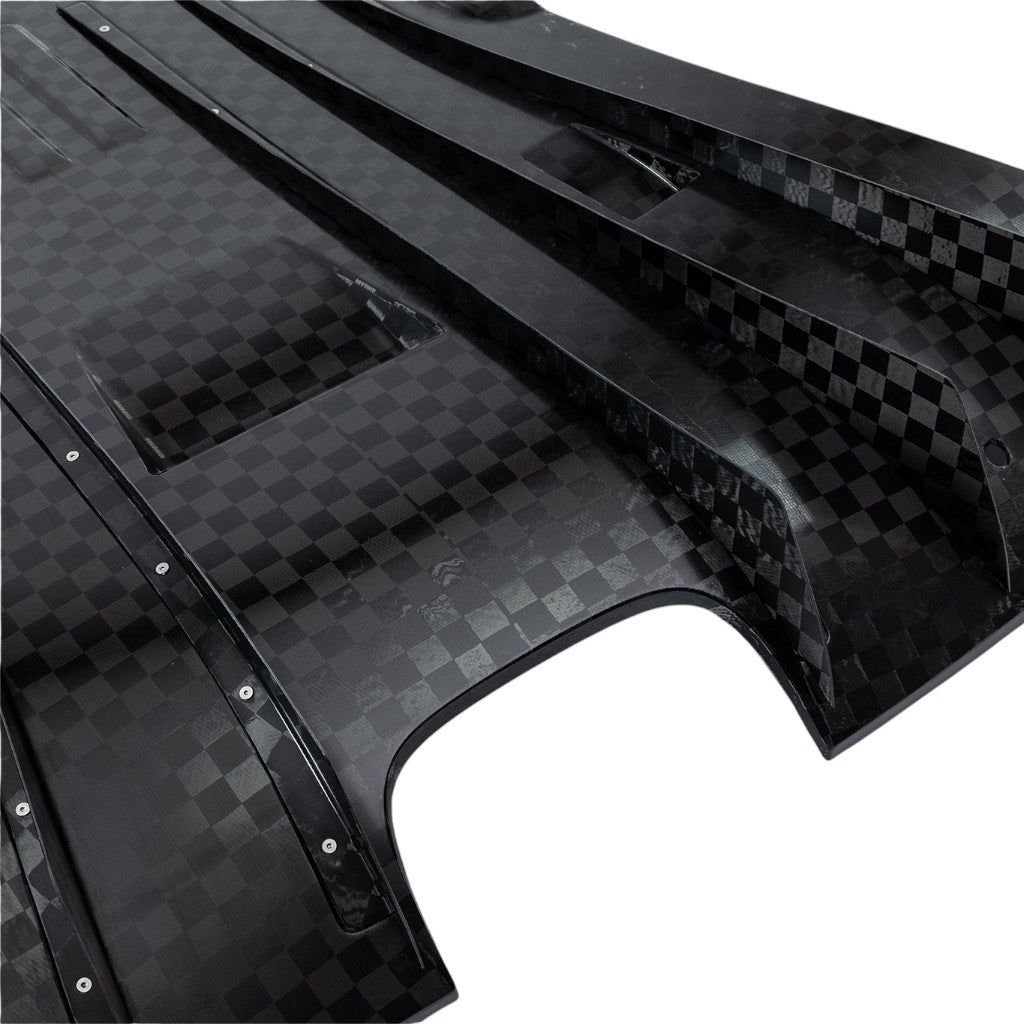 KLINE INNOVATION KL-AER-POR-992GT3-TXRD Carbon Fiber Rear Diffuser (Inconel 625) for PORSCHE 911 GT3 (992) Photo-4