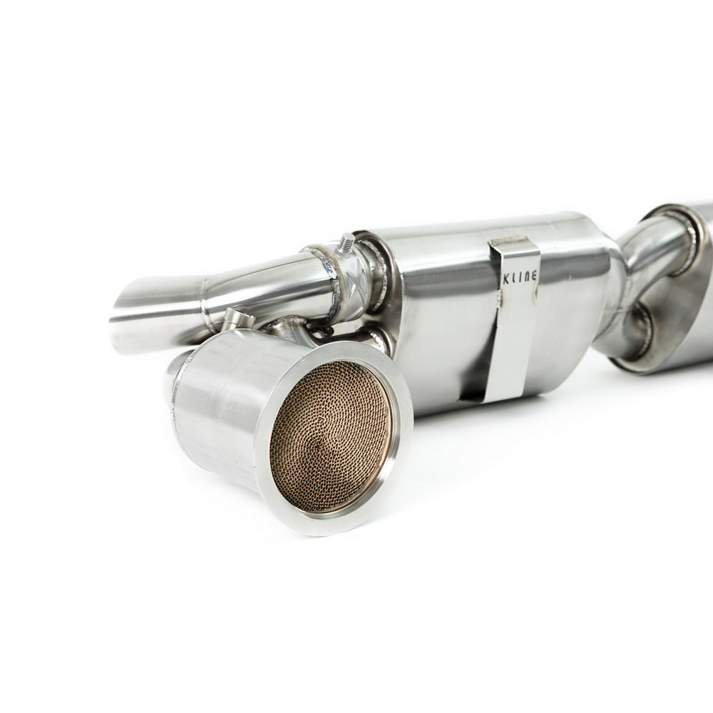 KLINE INNOVATION KL-POR-991GT2RS-100-CS-INC 100 Cell Cat Pipe Set (Inconel 625) for PORSCHE (991) GT2RS Photo-1