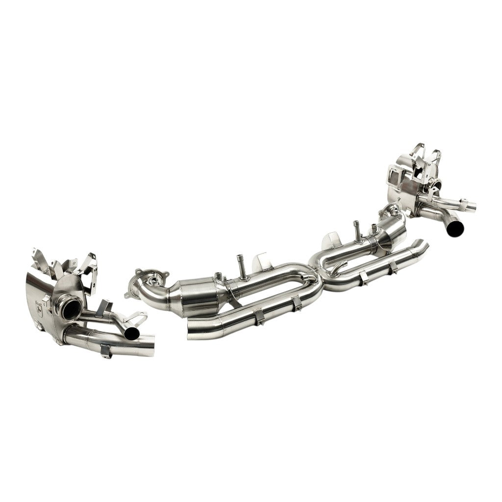 KLINE INNOVATION KL-POR-992.2TTH-RS-VALVE-RS-INC Valvetronic Cat-Back Exhaust System (Inconel 625) for PORSCHE Turbo / Turbo S (992.2) Photo-1