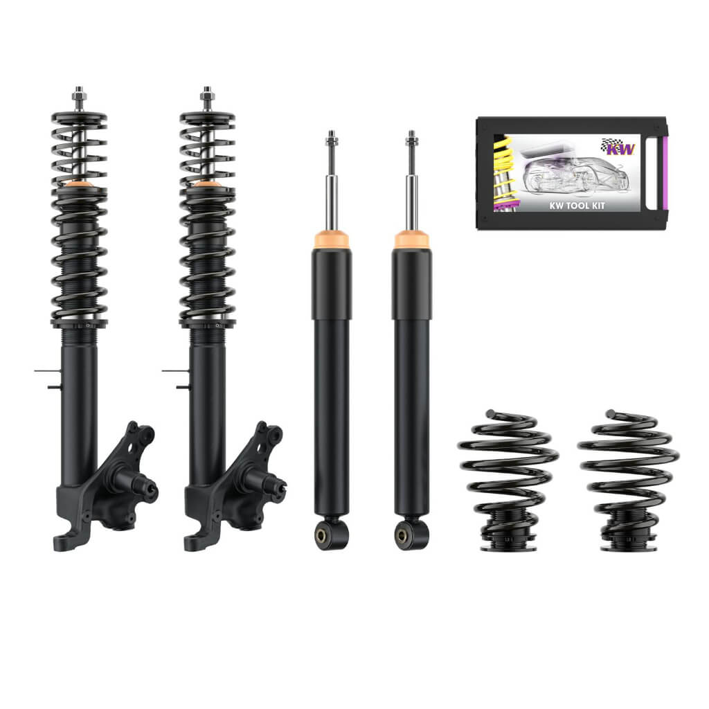 KW 10205200BV Coilover Kit V1 Classic Line (FA Struts with KW Spindles) for BMW 3 (E30) 1982-1993 Photo-0