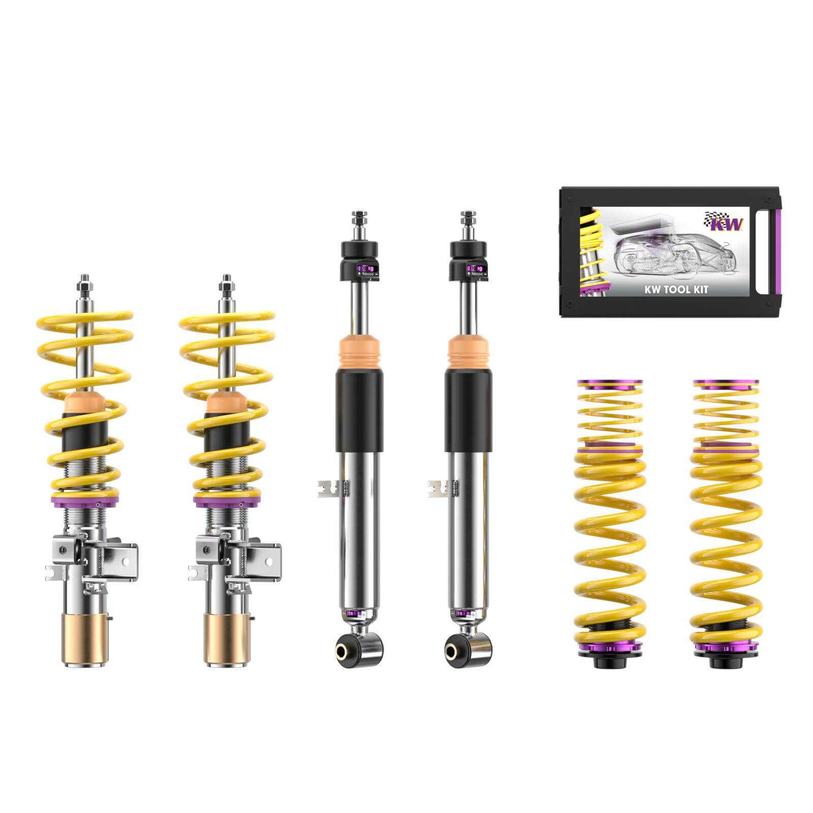 KW 352200EY Coilover kit V3 for BMW 4 Convertible (G23) with electronic dampers 2020+ Photo-0