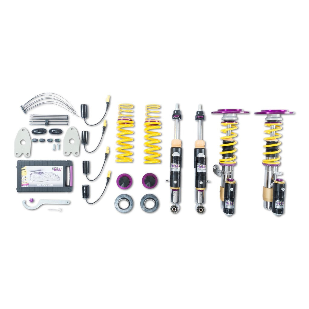 KW 3A7200AP Coilover Kit V4 (incl. Deactivation Electronic Dampers) for BMW M3 (F80) / M4 (F82) 2014-2020 Photo-0