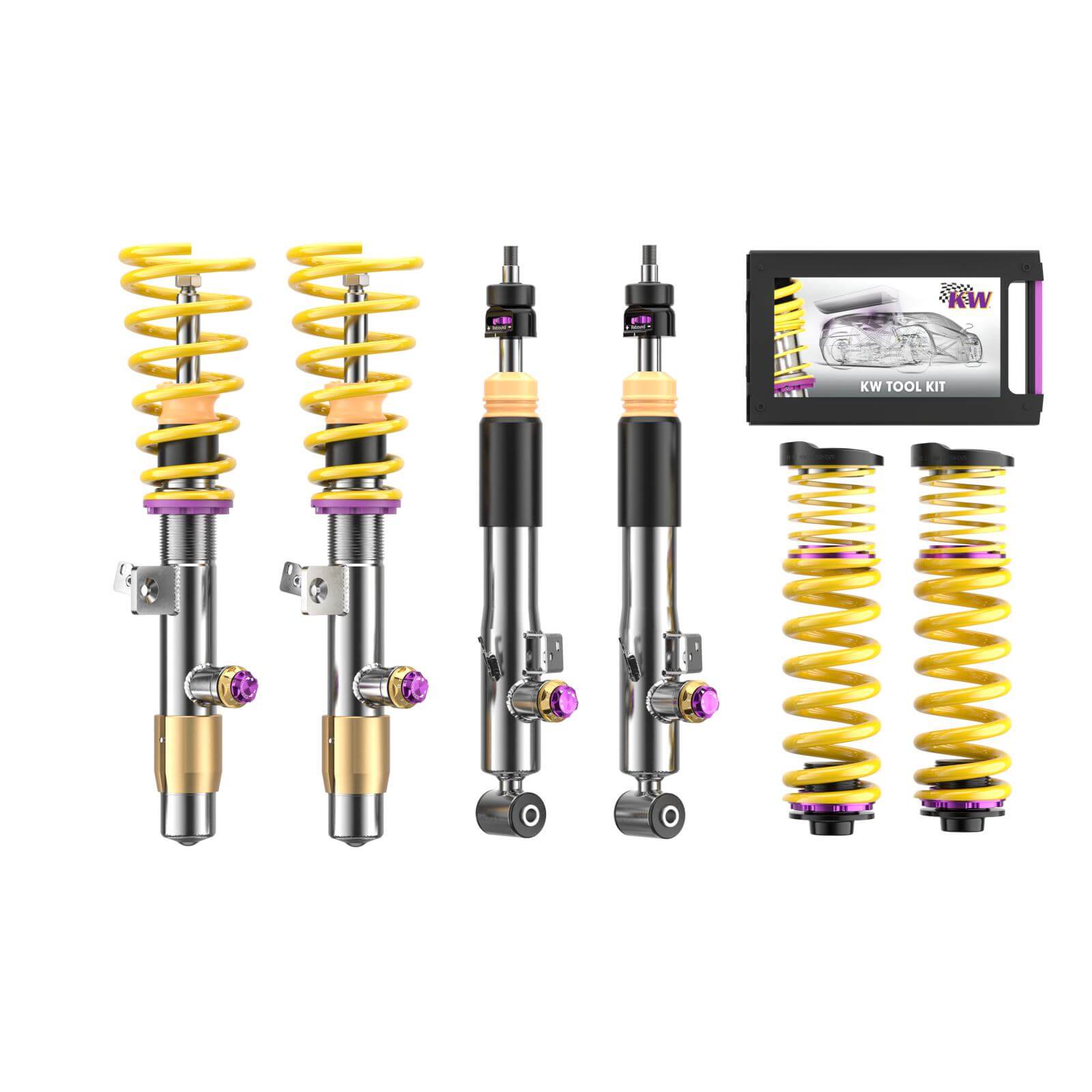 KW 3A766016 Coilover kit V4 for GENESIS Genesis G80 (RG) 2020+ Photo-0