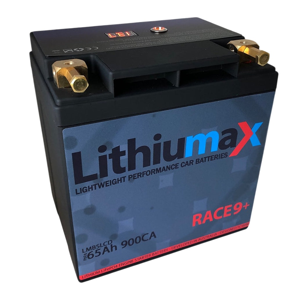 LITHIUMAX LMBSLCD9 Battery RACE9+ with LCD 900CA 65Ah Photo-0