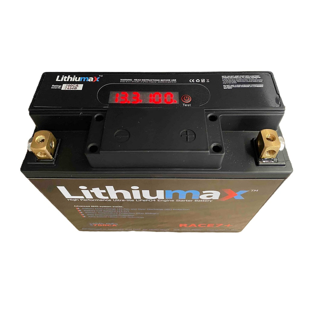 LITHIUMAX LMBSLCD7 Battery RACE7+ with LCD 700CA 45A Photo-2