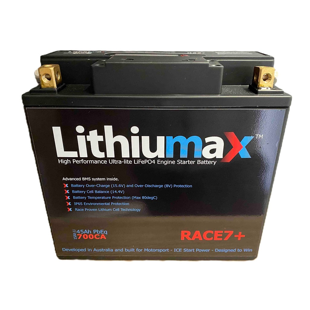 LITHIUMAX LMBSLCD7 Battery RACE7+ with LCD 700CA 45A Photo-0