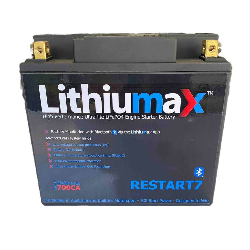 LITHIUMAX RESTART7BT Engine Starter Battery RESTART7 Bluetooth 700CA 48Ah Photo-0